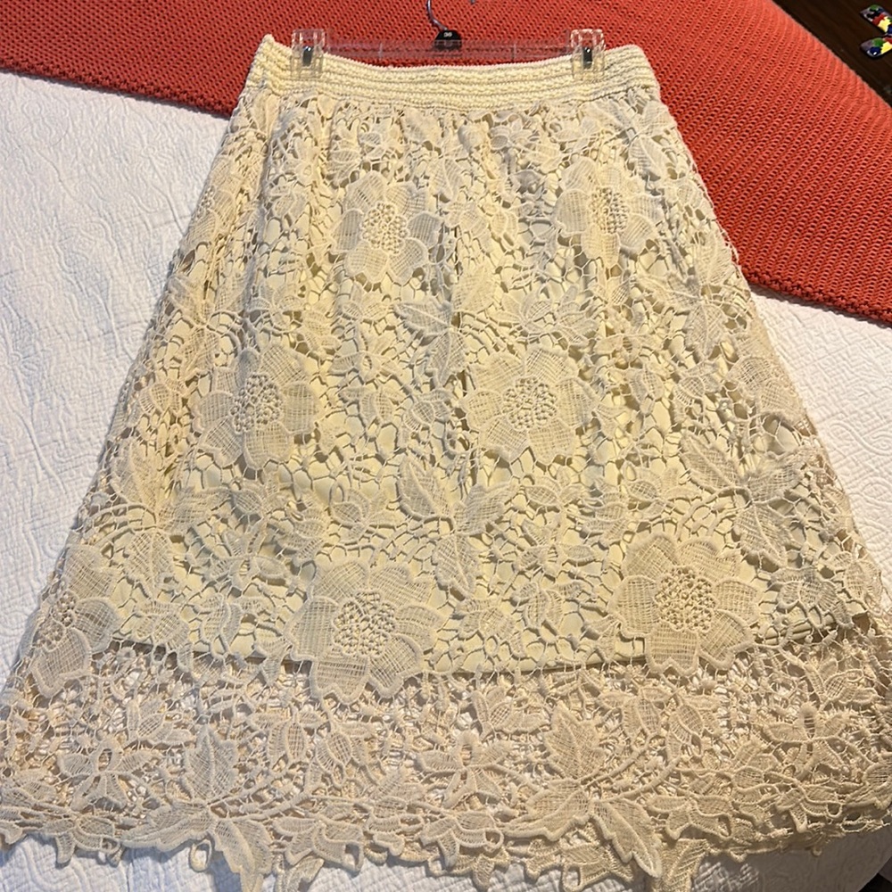 Lace shirt with slip under